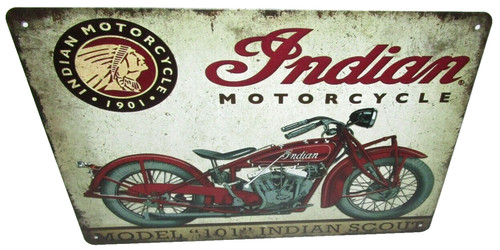 Vintage tin sign - tin, indian
