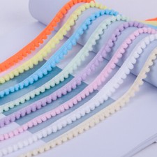 MINI PEARL Pom Pom Bobble Trim Braid Fringe Ribbon Edging Craft Deco