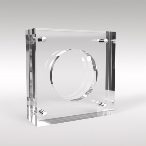 Challenge coin perspex acrylic - challenge,
