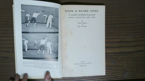 Eton and rugby - rugby, fives,