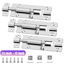 Slide Bolt Bathroom Toilet