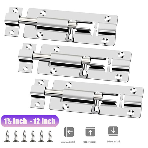 Slide bolt bathroom toilet - slide,