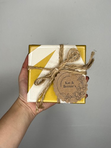 Handmade gold white ceramic - gold/white,