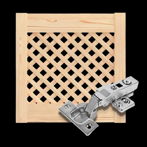 Natural lattice front - front, door
