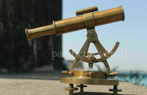 Antique brass alidade - brass,
