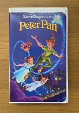 Disney Classics Peter Pan 1953 Black Diamond  VHS  Clamshell Case Video NTSC