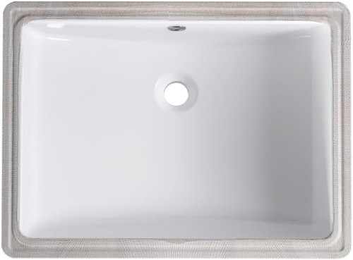 55x40cm white rectangular - 55x40cm,