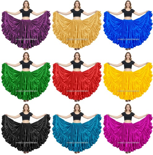 Satin yard skirt tiered - 25,