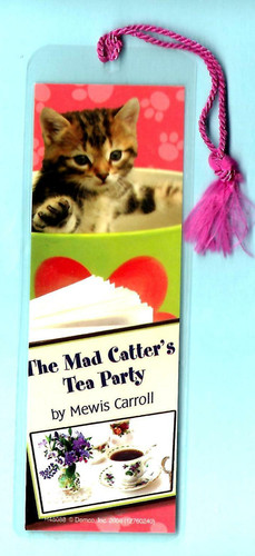 Tabby cat kitten bookmark - tabby,