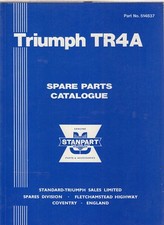 TRIUMPH TR4A ( 1965 - 1967 ) FACTORY SPARE PARTS CATALOGUE * VGC *