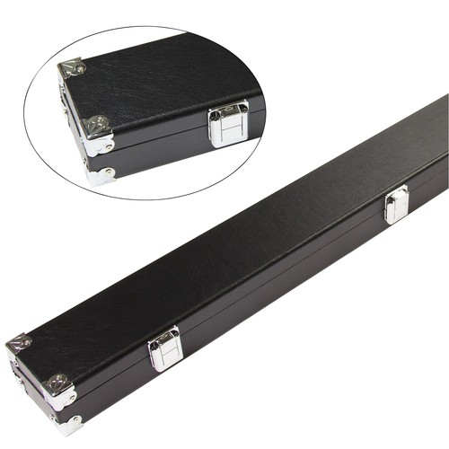 Long hard black cue case - long, for