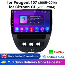 For Peugeot 107 2005-2014 Carplay Android13 Car Radio Stereo GPS Nav Sat WIFI BT