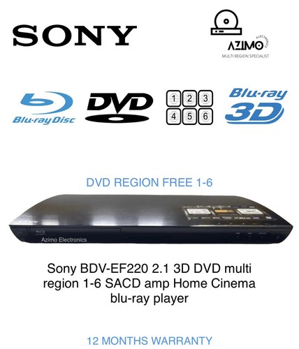 Sony bdv ef220 - sony, 3d