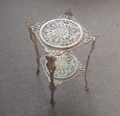 Large vintage ornate brass - large,