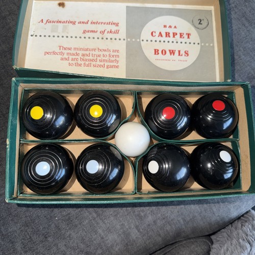 Banda indoor carpet bowls - banda, set