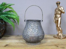 Antiqued Silver Metal Rustic
