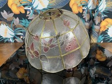 Vintage Capiz Shell Lamp