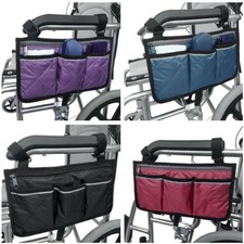 Wheelchair Bag Large Side Bag Mobility Scooter Aid Pannier Accessories Basket