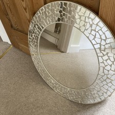 Round Glass Mosaic Mirror 44cm