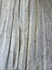 Laura Ashley SINGLE CURTAIN Pinch Pleat 60” W x 81” L Cottonwood Natural Blanket