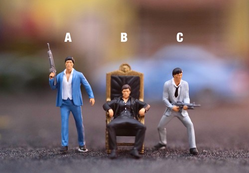 Miniature figure scarface toni - miniature,