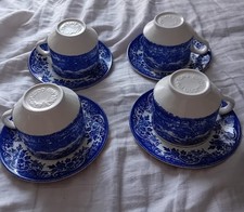 Beautiful BRIDGWOOD Ironstone pattern Tea Set. Cups and Saucers Made In England