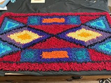 Handmade proggy proddy mat