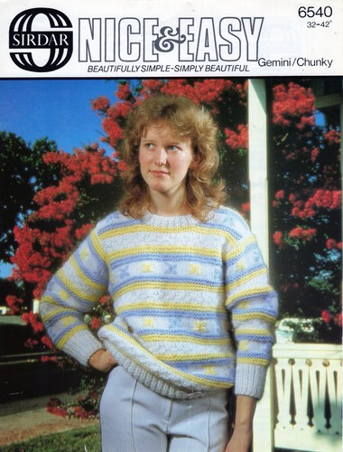 Sirdar 6540 knitting pattern - sirdar,