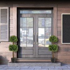 2pc 100cm artificial boxwood - 2pc,
