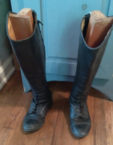 Treadstone black leather tall - treadstone,
