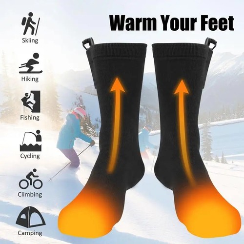 Winter electric heated socks - winter,
