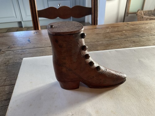 Antique boot with - antique,
