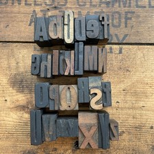 Vintage Wooden Printing