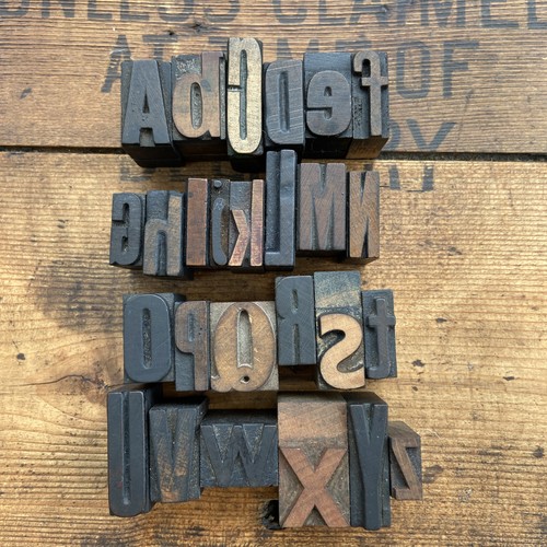 Vintage wooden printing - vintage,