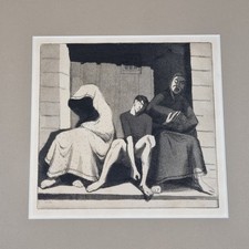 Antique Unsigned Etching 3