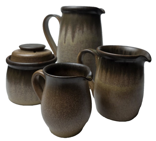 Vintage denby romany jug - romany, bowl