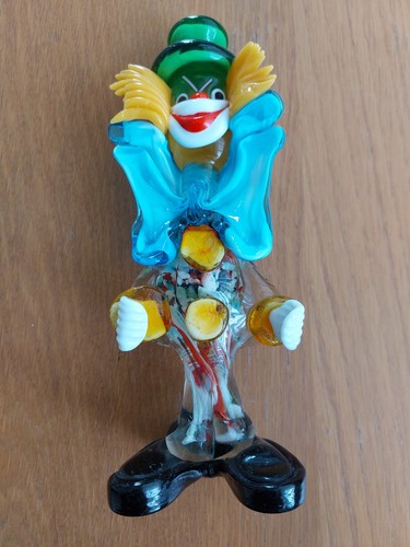 Vintage murano glass clown - vintage,