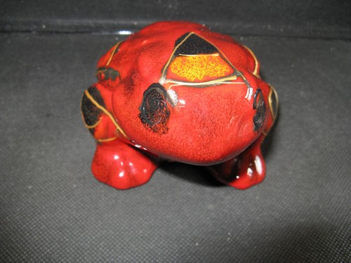 Anita harris art pottery frog - anita,