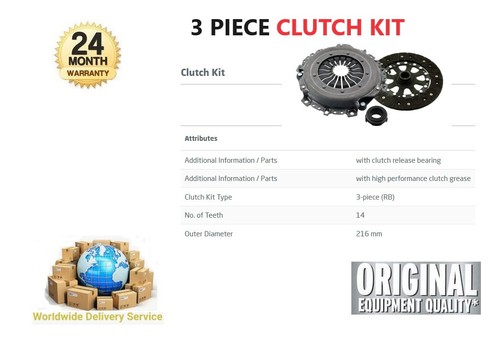 For 3pc clutch kit - clutch, mini