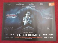 ENO BENJAMIN BRITTEN'S PETER GRIMES UK QUAD (30"x 40") ROLLED POSTER 23.2.2014