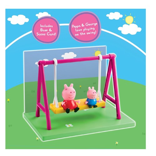 Peppa pig playset playground - peppa,