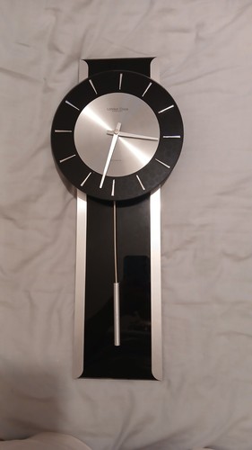 London clock modern black - co,