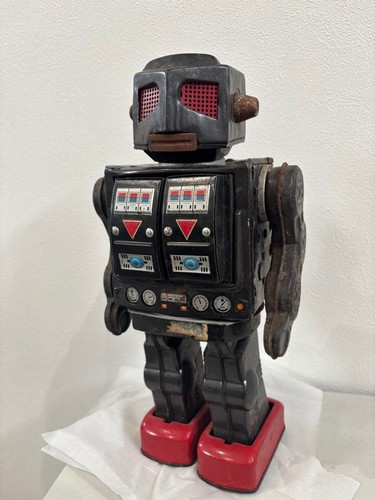 Vintage super mars king tin - mars,