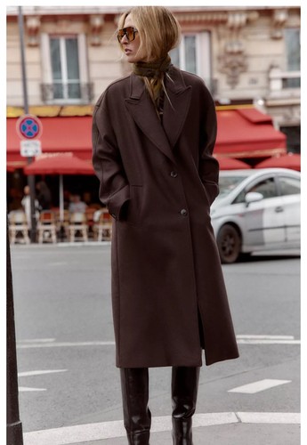 Zara coat with combined - with,