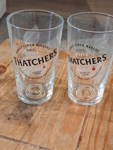 Thatchers pint glass - pint,