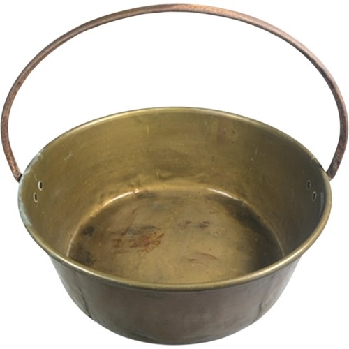 Vintage brass jam pan - vintage,