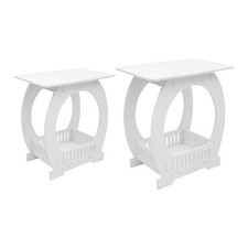 Side Table Storage Shelf Simple for Small Decoration Coffee Desk for Restaurant