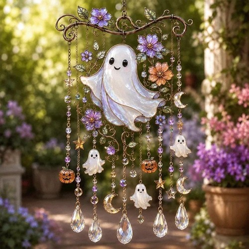 Halloween crystal wind - crystal, chime