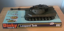 Dinky 692 Leopard Tank, Original Bubble Box