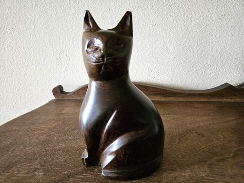 Vintage ironwood cat - vintage,